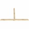 Ekena Millwork Eugene Rough Sawn Timber Gable Bracket, Douglas Fir, 84"W x 53"H x 2"D x 4"F, 15/12 Pitch GBW084X53X0204EUG00RDF - alternate 3
